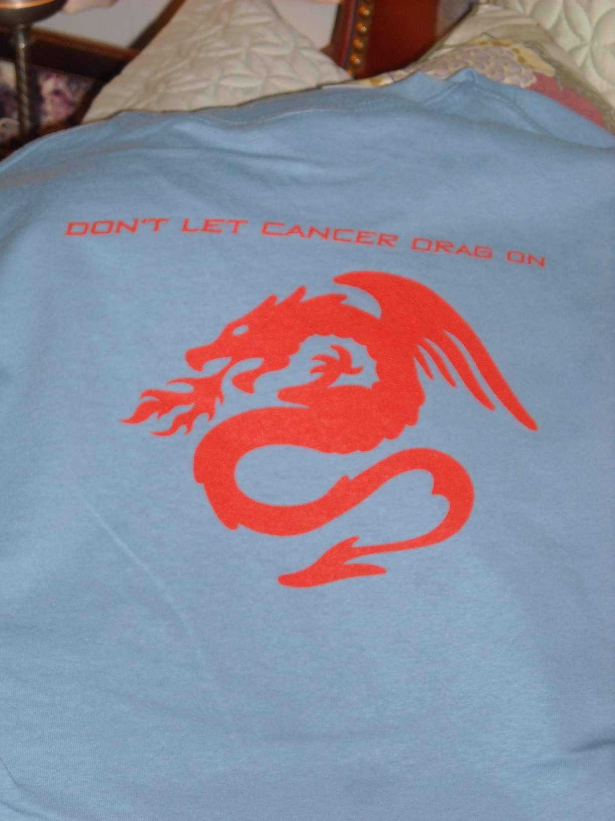 Dempsey 2011_team shirt - Don't Let Cancer Drag On