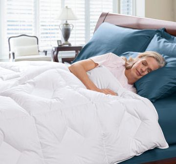 Cuddledown comfort for better sleep