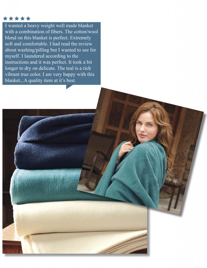 Cuddledown Product Review Spotlight Moselle Cotton/Wool Blanket The