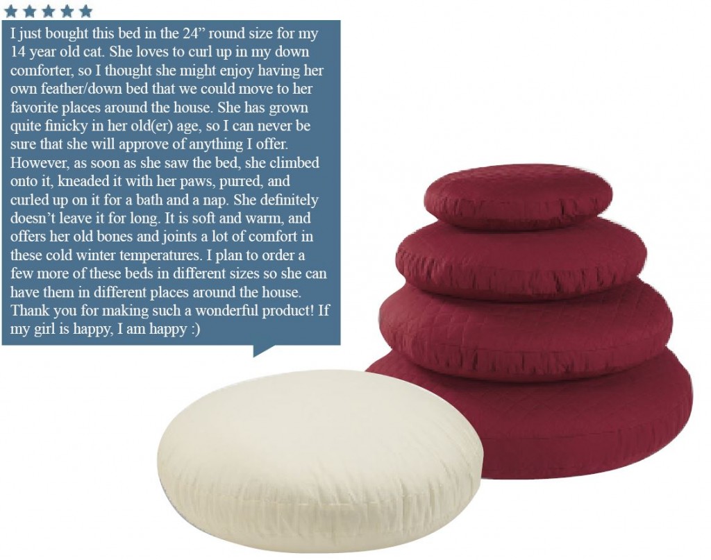 Cuddledown Product Review Spotlight Feather Down Blend, Water