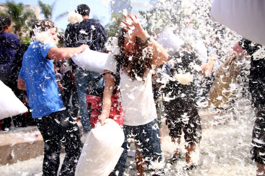 Pillow Fight!!! by Jessica Lehrman via Flickr