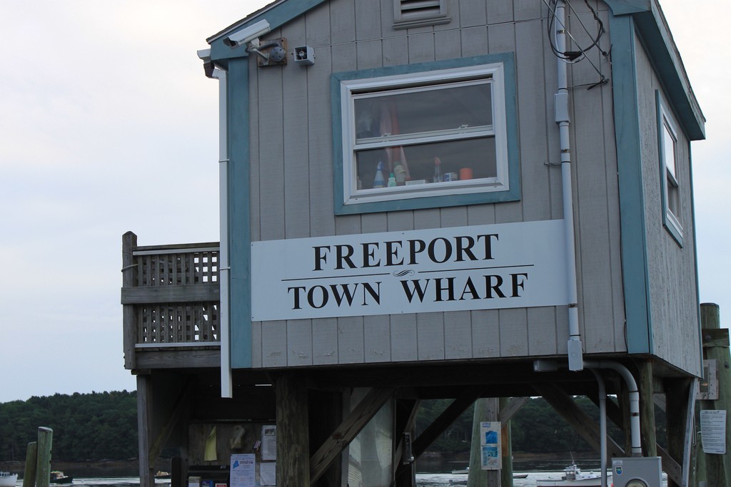 Wharf in Freeport, Maine by littlelionkat