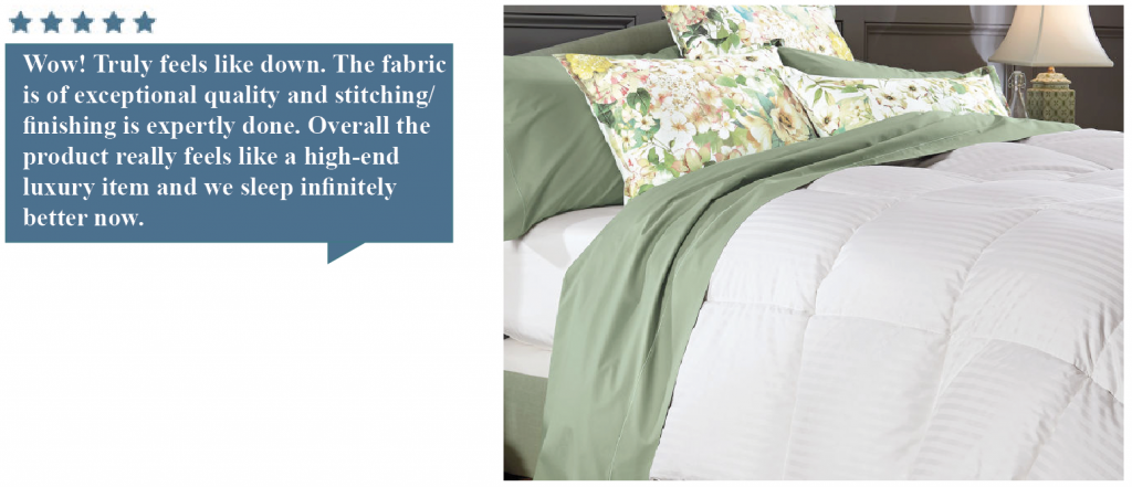 Cuddledown Luxury Damask Stripe Synthetic Comforter